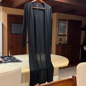 Woman’s long cardigan